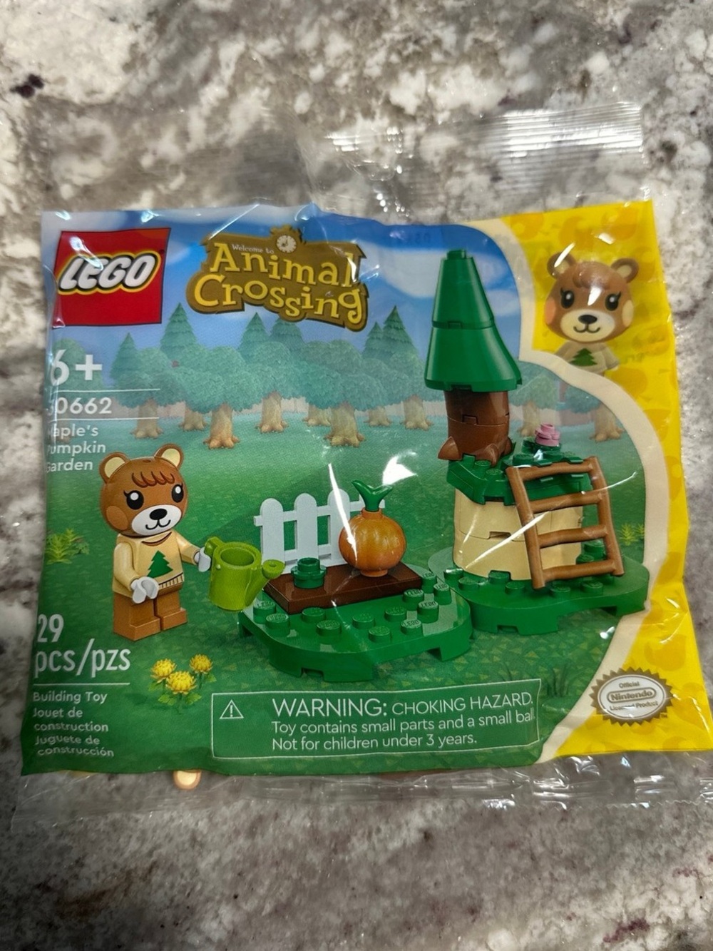 LEGO Animal Crossing Maple's Pumpkin Garden Building Toy 29 pcs